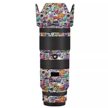 Imagem de 70-200 2.8 Película protetora para lente de câmera película protetora decalque adesivo anti-arranhões acessórios para Nikon Z 70-200mm F2.8 VR S (Graffiti White)