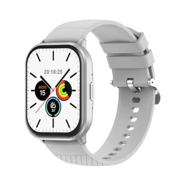 Imagem de Relógio Digital Feminino Masculino Smartwatch Inteligente Bluetooth, Full Touch a Prova d 'água IP68 com 120+ Modos de Exercício e Esporte, Cinza