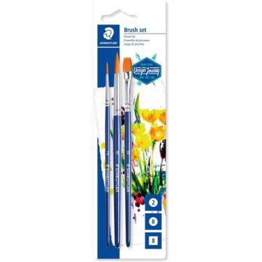 Imagem de Conjunto de pinceis ns2/8/8 staedtler 3pcs 989 sbk3 302
