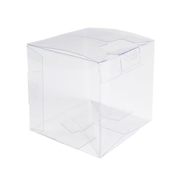 Imagem de 40 Caixa de Acetato Transparente 6x6 x 6 m Caixa para presente lembrancinha embalagem