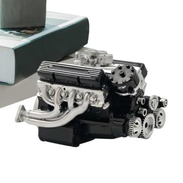 Imagem de Kit De Construção De Motor - Brinquedos Educativos De Engenharia Automotiva - Decoração Realista para Escritório Brincadeiras Educacionais STEM