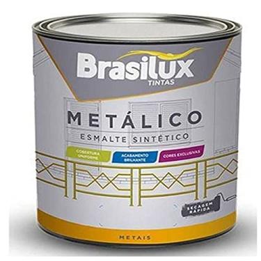 Imagem de Tinta Esmalte Sintético Metálico 900ml Pistache Brasilux