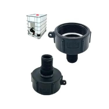 Imagem de Conexão Redução Para Container Ibc Rosca Fina 60x25mm - Ofa