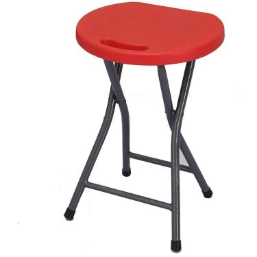 Imagem de Tamborete De Dobramento De Grande Resistência Projeto Ergonômico Original De Seat Tamborete De Barra Da Capacidade De 200 Quilogramas, Red, One Size