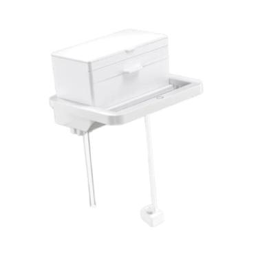 Imagem de Generic Filtro de aquário com iluminação USB, caixa de filtro silenciosa para tanque de tartarugas, de circulação de filtragem multicamadas, acessório