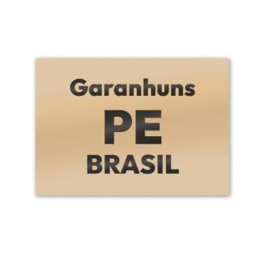 Imagem de Imã de Geladeira Garanhuns Pernambuco MDF 8x5 para Enfeite