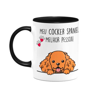 Imagem de Caneca Dog - Meu Cocker spaniel, melhor pessoa! B-black