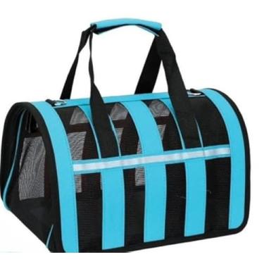 Imagem de Bolsa Mala Transporte Pet Cachorro Gato Viagem Avião(Aleatório,G - 50 x 28 x 27 cm)
