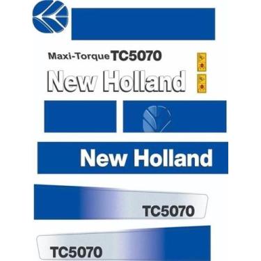 Imagem de Kit Adesivos Colheitadeira Tc5070 Tc 5070 - Spts