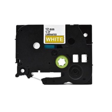 Imagem de Fita Compatível Brother Tz Tze 835 Dourada Letra Branca 12mm - Genéric