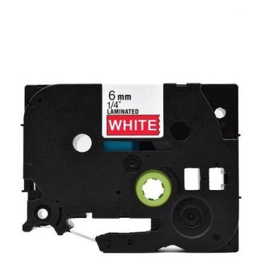 Imagem de Fita Compatível Brother Tz Tze 415 Vermelha Letra Branca 6mm - Genéric