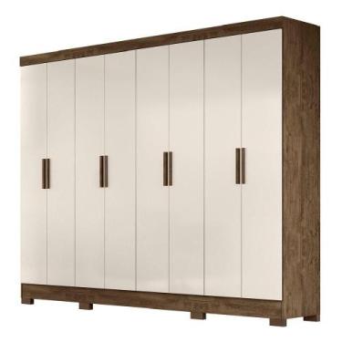 Imagem de Guarda Roupas Casal 8 Portas 4 Gavetas Diplomata - MOVAL MOVÉIS