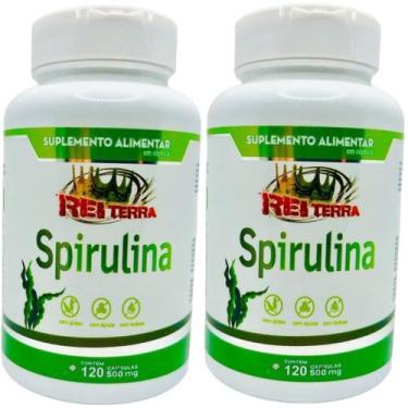 Imagem de Kit 2 Spirulina 240 Cápsulas - Rei Terra
