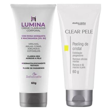 Imagem de Creme Clareador Corporal Axila e Virilha Lumina + Peeling Facial Clear