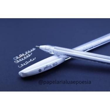 Imagem de Caneta GEL CIS Trigel 1.0MM Branca Sertic