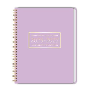 Imagem de Agenda mensal de julho de 2025 a junho de 2027, planejador mensal de professores para 24 meses, 23 x 28 cm, capa de PVC rígido, encadernado em espiral, calendário de gerenciamento de tempo, perfeito