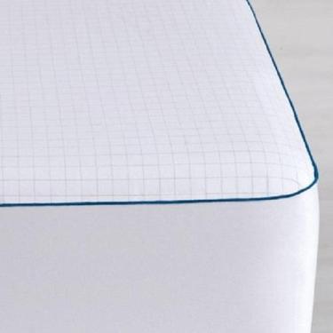 Imagem de Protetor de Colchão Antistress Impermeável Queen - Branco - Altenburg