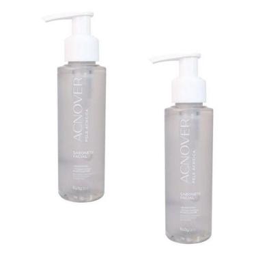 Imagem de Kit 2 Sabonete Facial Anti Acne Espinha Oleosidade Acnover