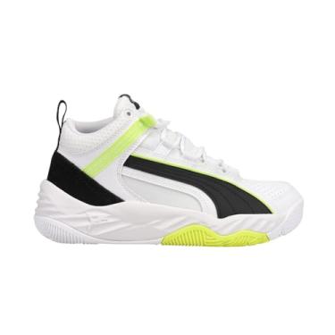 Imagem de PUMA Rebound Future Evo Core (Big Kid) Puma White/Puma Black/Light Lime 6 Big Kid M