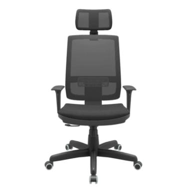Imagem de Cadeira Office Plaxmetal Presidente Brizza NR17, até 110 kg, Mecanismo Relax, Assento P...