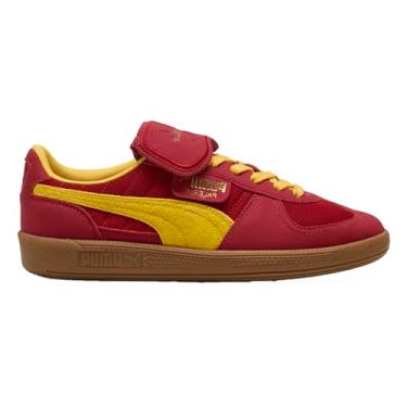 Imagem de PUMA Tênis masculino Palermo Harry Potter, Carmesim escuro/amarelo, 45