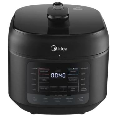 Imagem de Panela de Pressão Elétrica 5L NutriPro Preta Midea 127V