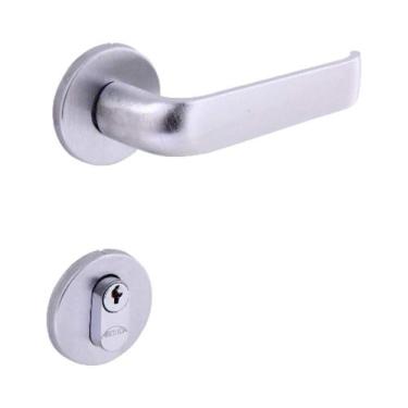 Imagem de Fechadura Victória Externa 45mm Roseta Escovada 108449/6010/45-Z ZCE A