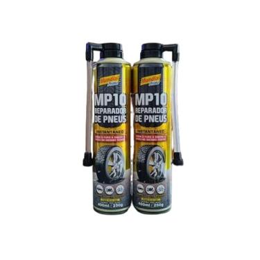 Imagem de Kit 2 Reparador de Pneus Instantâneo 400ML MP10 Solução para Emergências
