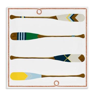 Imagem de Stupell Industries Design de arte de parede em tela de quatro remos por Radhika Modi, 61 x 61 cm