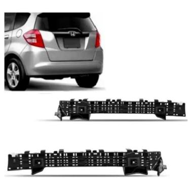 Imagem de Par Guia Parachoque Traseiro Honda Fit 2009 10 11 12 13 2014