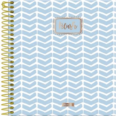 Imagem de Caderneta Espiral Blush 1/4 80 Folhas Foroni Capa Dura