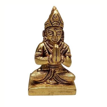 Imagem de Shiva Lingam Shop Brass Parvati Maa Idol – Estátua sentada da Deusa Mãe Murti de 5,7 cm para Pooja Mandir, Templo, Decoração de Casa, Presente Religioso, Exposição Espiritual para Festividades e