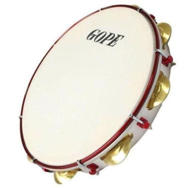 Imagem de Pandeiro 12 Gope 647Bc Profissional Pele Porosa Cereja