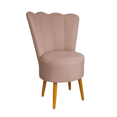 Imagem de Cadeira Pétala Veludo Premium (ROSÊ)