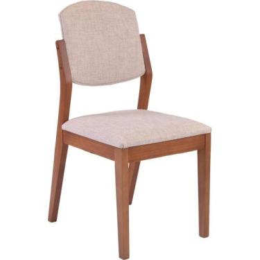 Imagem de Cadeira Isadora Madeira Maciça Castanho - REFINATTA