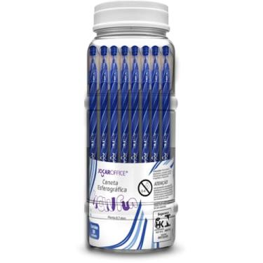Imagem de Caneta Esf. Wow Fun 0.7 Azul - Pote C/ 30 Unid. Jocar Office