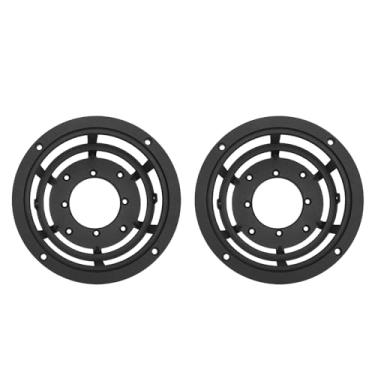 Imagem de GOWENIC 2PCS Frame da Bacia do Alto -falante, Moldura de Woofer de Alumínio Fundido Com Estrutura Robusta para Subwoofers PA Alto -falantes DJ Systems