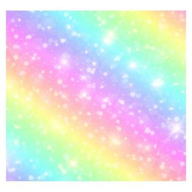 Imagem de Papel de Parede Adesivo Infantil Arco-íris Bebe Quarto Menina - 538pcp