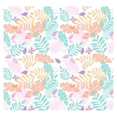 Imagem de Papel de Parede Adesivo Infantil Folhas Quarto Bebe - 810pcp - Allodi