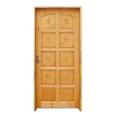 Imagem de Porta De Madeira Maciça Torneada Completa 2.15x0.86 Lado Esqierdo