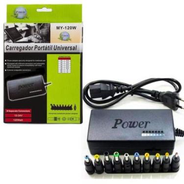 Imagem de Fonte Notebook Bivolt Lap Top Universal Carregador Com Cabo 120w - Env