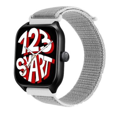 Imagem de Pulseira de Nylon compatível com GTS 4 A2168 / GTS4 Mini A2176 - Branc