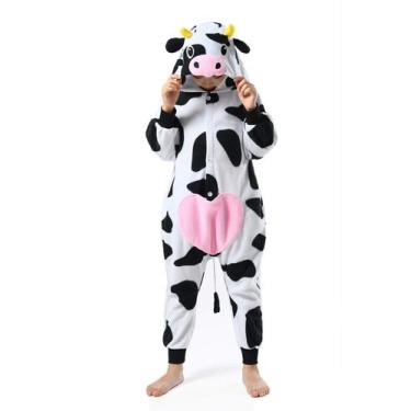 Imagem de Fantasia CANASOUR Animal, macacão infantil de Halloween, vaca de 4 a 1