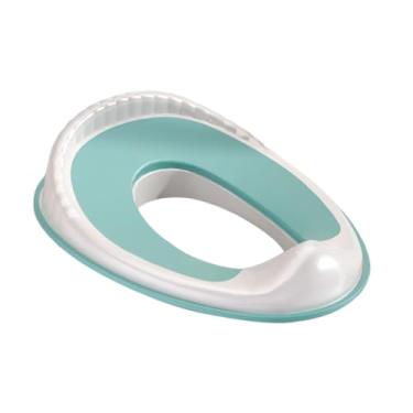 Imagem de Fenteer Assento de treinamento para penico de bebê, proteção contra respingos, almofada de apoio, assento sanitário para crianças pequenas, banheiro de, Azul