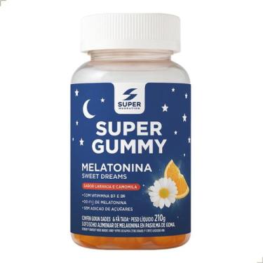 Imagem de Melatonina 60 Gomas Super Gummy Sleep Sabor Laranja e Camomila Nutriti