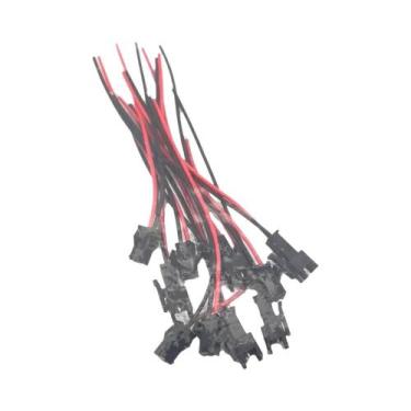 Imagem de Conector De Fita LED 5 10 Pares Adaptador Rápido De Fio 2 Pinos Macho 