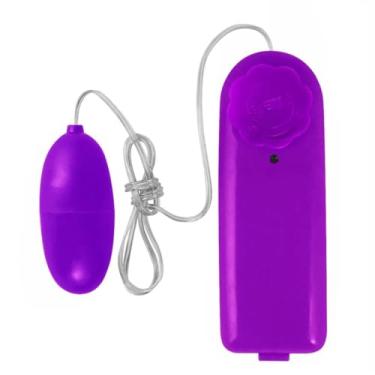 Imagem de Vibrador Feminino Bullet com Multivelocidade e Fio Cor Roxo