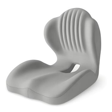 Imagem de Lotarrotta Almofada ergonômica de assento com suporte lombar, travesseiro ortopédico multiuso para cadeira de escritório, carro, cadeira de jantar, caminhão, alívio para costas, quadril e dor nas