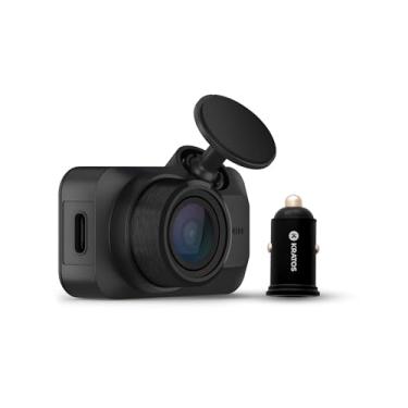 Imagem de Garmin Câmera Dash Cam Mini 3 ultracompacta 1080p com campo de visão de 140 graus (preto) pacote com acessório para câmera Dash (2 itens)