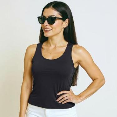 Imagem de Regata Tradicinal Feminina Viscolycra Básica Casual Blusa e Cia-Feminino